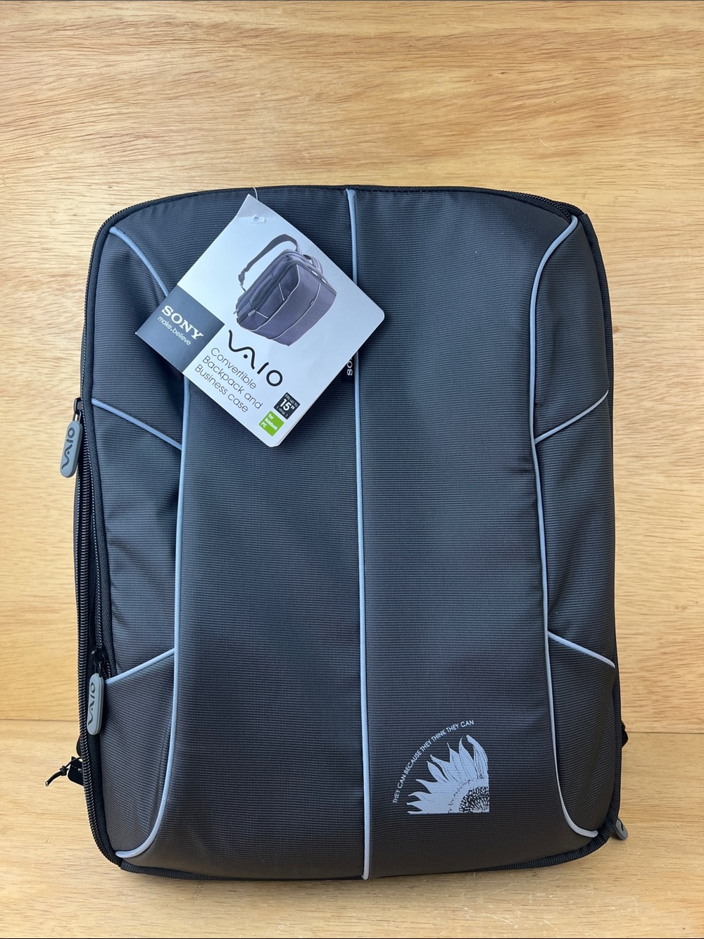 Sony VAIO convertible backpack and business case